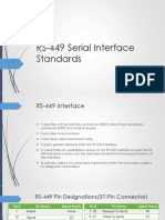 RS-449 Serial Interface Standards