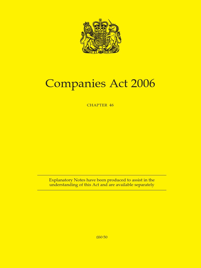 Companies Act 2006 PDF