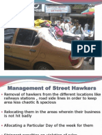 Management of Street Hawkers