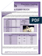 Micronised Fused Silica Datasheet