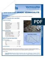 Superfine Grade Vermiculite Datasheet