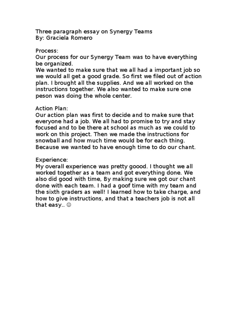 Synergy essay 07 picture