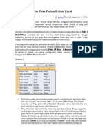 Filter Data Excel