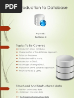 1-Introduction To Database