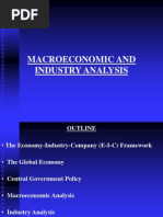 Macroeconomic and Industry Analysis