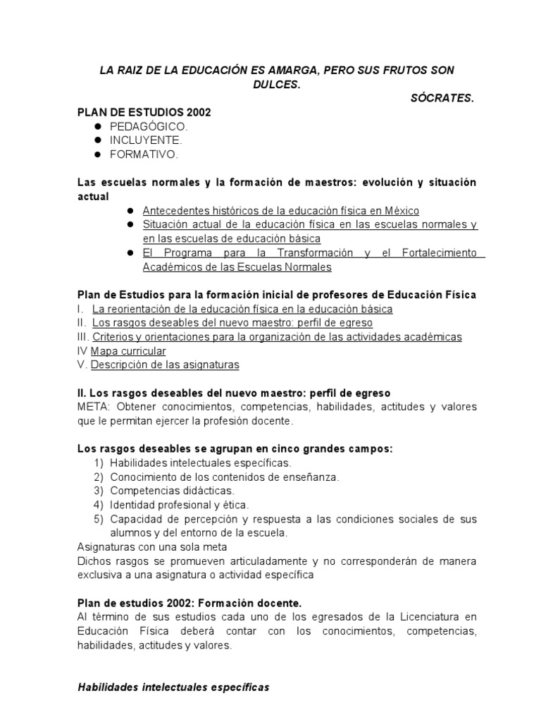 Perfil de Egreso Plan de estudios Educación primaria