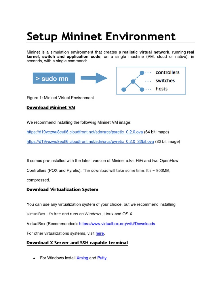 Mininet On Coursera | PDF | Virtual Machine | Ip Address