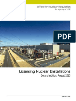 Licensing Nuclear Installations