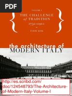 The Architecture of Modern Italy Volume I