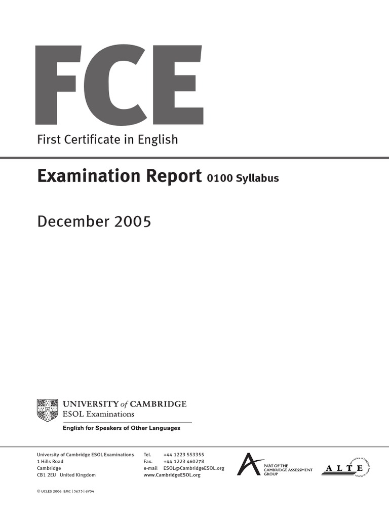 FCE Writing Reports | PDF | Question | Multiple Choice