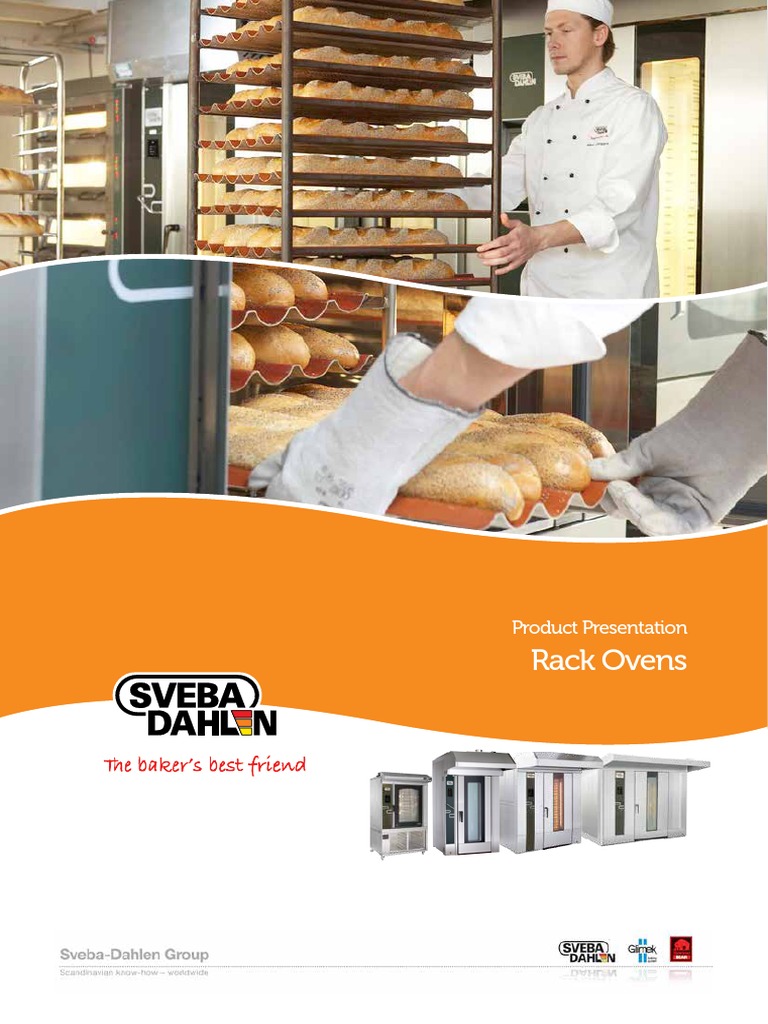 Rack Ovens Sveba Dahlen Brochure PDF Mechanical Fan Baking