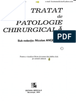 Angelescu - Tratat de Patologie Chirurgicala - Vol 1 (2003)