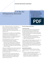 EU Transparency DIrective