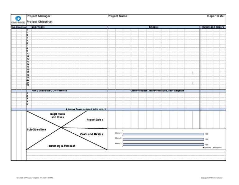 The OPPM(TM) Template