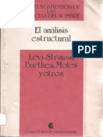 Lévi-Strauss, Barthes, Moles y Otros - El Análisis Estructural (Centro Editor de América Latina) (By Thecastleofdreams)