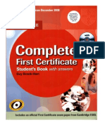 Cambridge Complete First Certificate (Student´s Book)