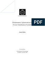 Maintenance Optimization for Power Distribution Systems_PHD_2008