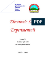 Electronics Lab Experimentals