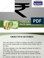 FOREIGN EXCHANGE RATE MANAGEMENT