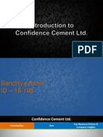 Confidence Cement Ltd. Ratio Analysis