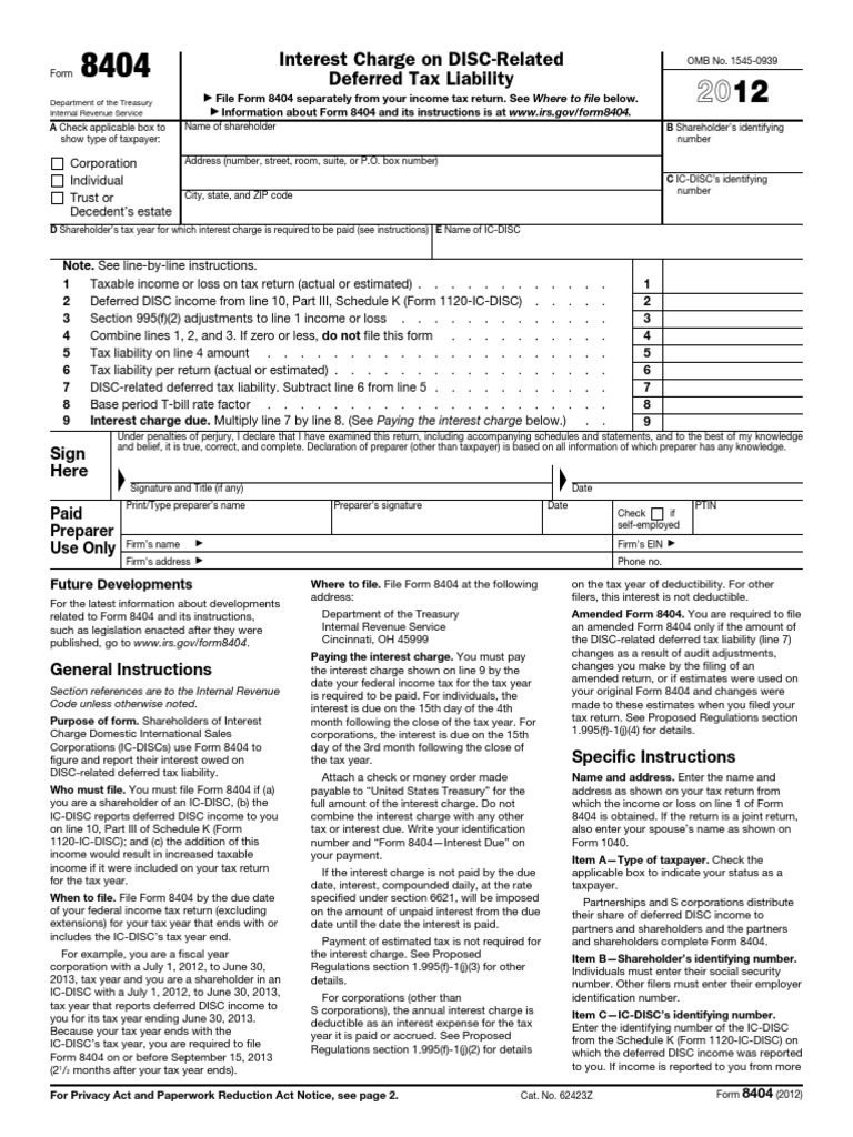 F 8404 | PDF