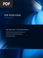 Job Interview: Tipsand Advices