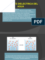 Constante Dielectrica Del Agua