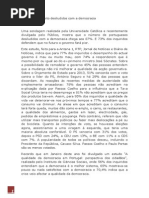 Portugueses Muito Desiludidos Com a Democracia Nov12