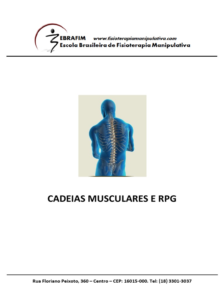 RPG e cadeias musculares - Faça Fisioterapia