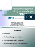 project management body of knowledge -petar jovanovic