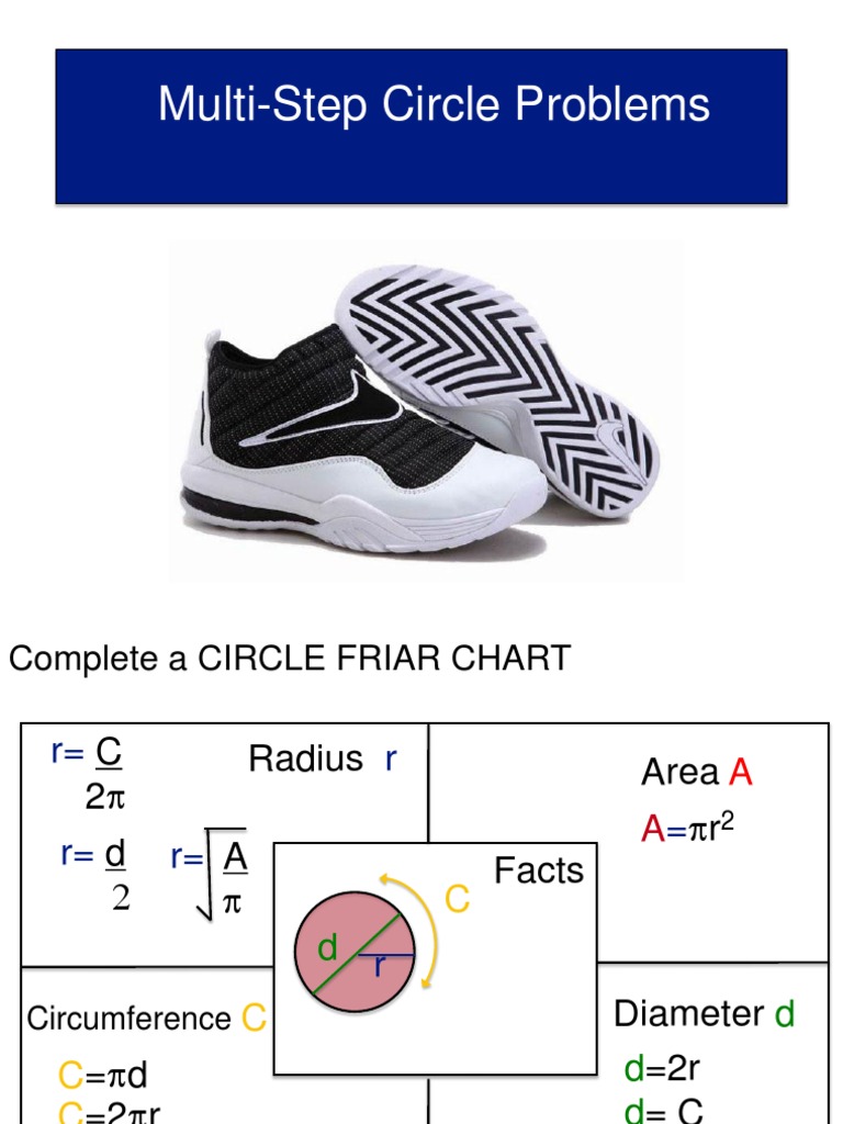Circle Area and Circumference Problems | PDF