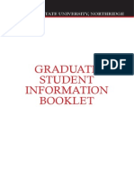 Graduate Student Info Booklet