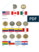 Monedas y Banderas de Los Países de América