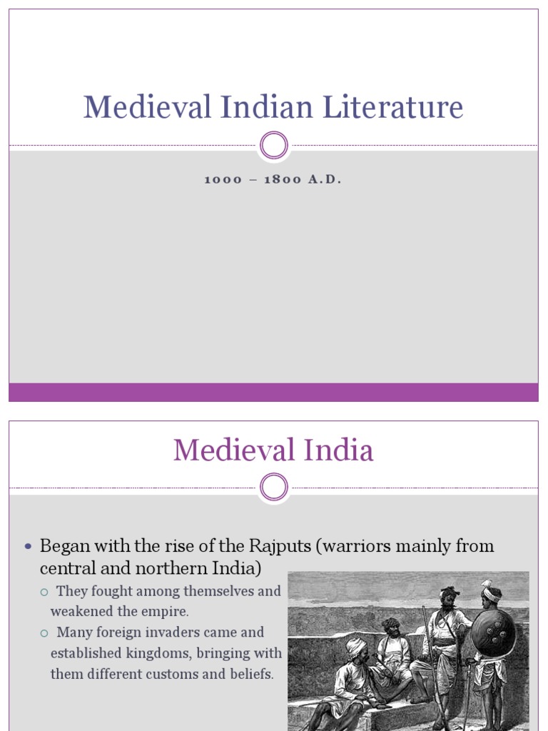 Medieval Indian Literature | PDF | Bhakti | Bhakti Movement