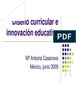 Dise No Curricular in Novac i on Educativa