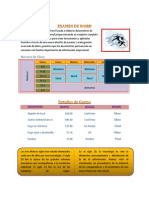 Examen de Word 1