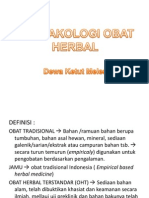 12 Farmakologi Obat Herbal