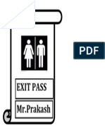 Exit Pass 1