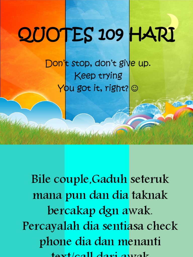Quotes 109 Hari Pdf