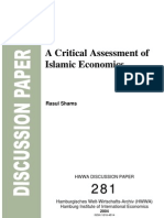 a critical assessment of islamic economics