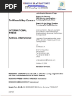 Airline Reseach Natalie F