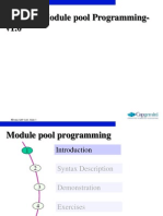 Module Pool Training Presentation