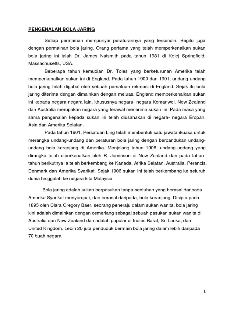 Bola Jaring Pdf