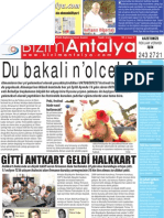 Bizim Antalya Gazetesi Sayı #5 Yıl 1