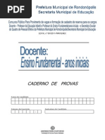 Caderno Professor Ensino Fundamental