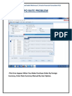 Po Rate Problem: Prepared By: Mohammed Salah Mahmoud - Oracle Financial Consultant R12