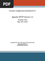 CIS Apache HTTP Server Benchmark v3.0.0