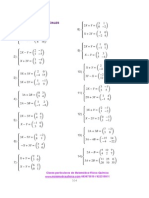 Ejercicios propuestos de Sistemas de ecuaciones de matrices.