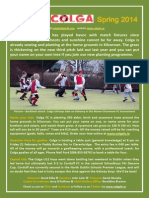 Colga FC Newsletter Spring 2014