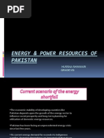 Energy & Power Resources of Pakistan